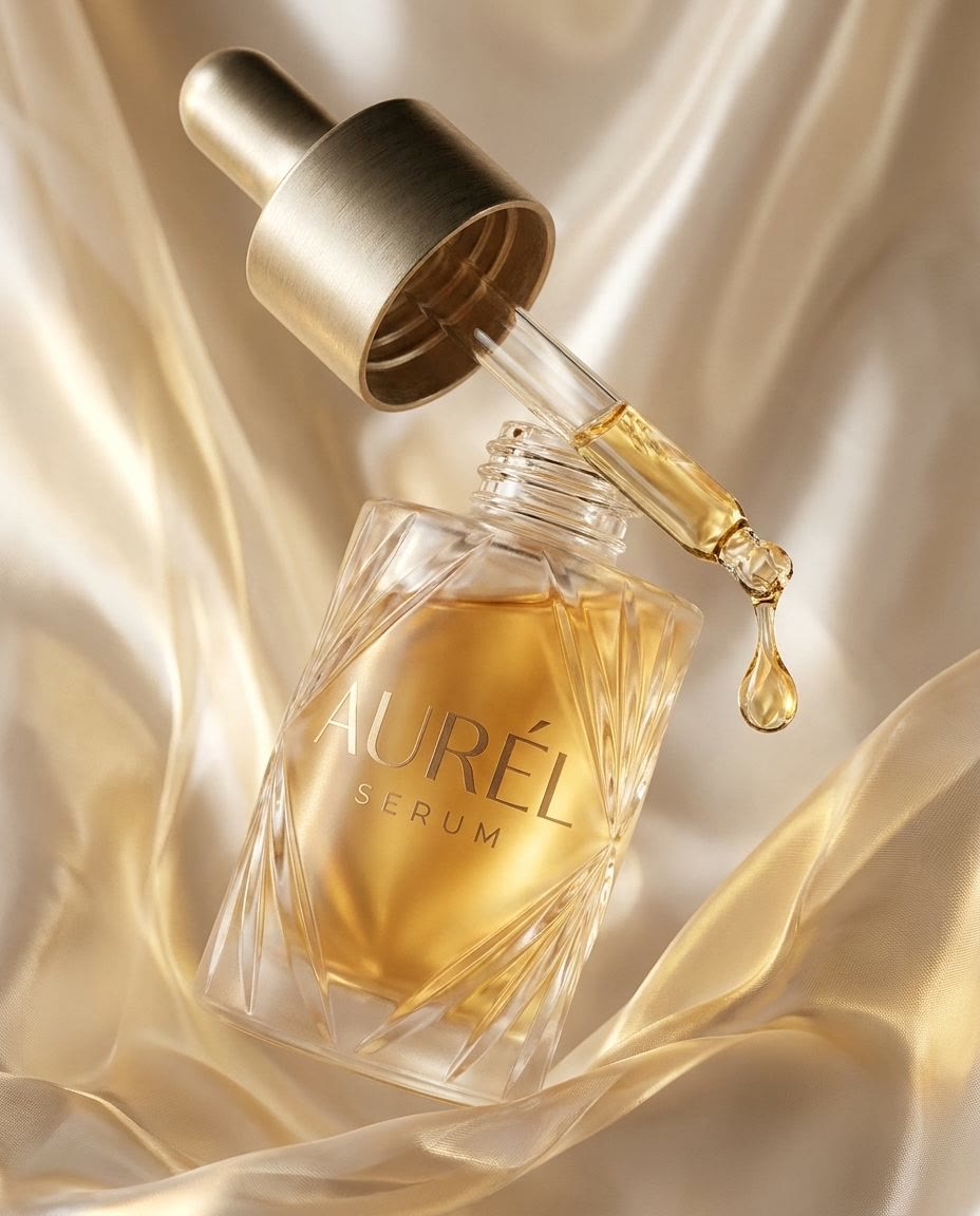 Golden serum drop