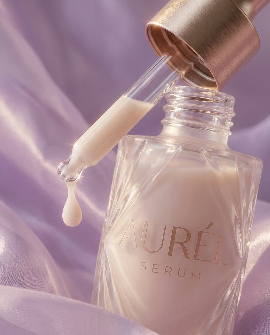 Rose serum drop